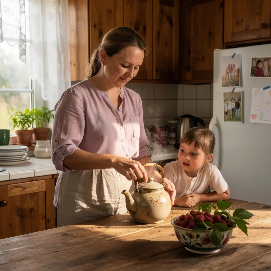 Aviečių lapų arbata, skirta moterų sveikatai, supakuota gražioje pakuotėje.